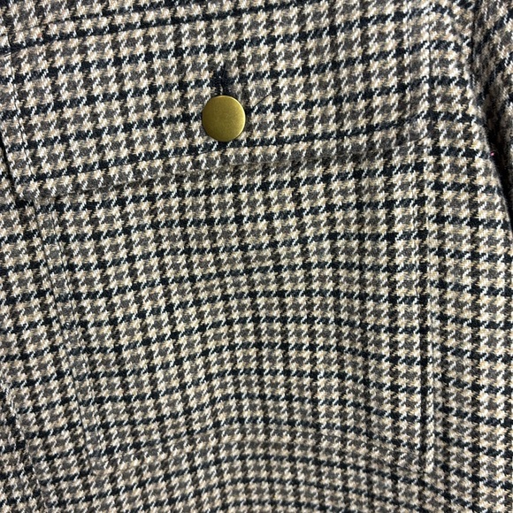 Preston & York Womens Andrea Jacket Blazer Size 18 Houndstooth Wool Blend Lined - Picture 3 of 9